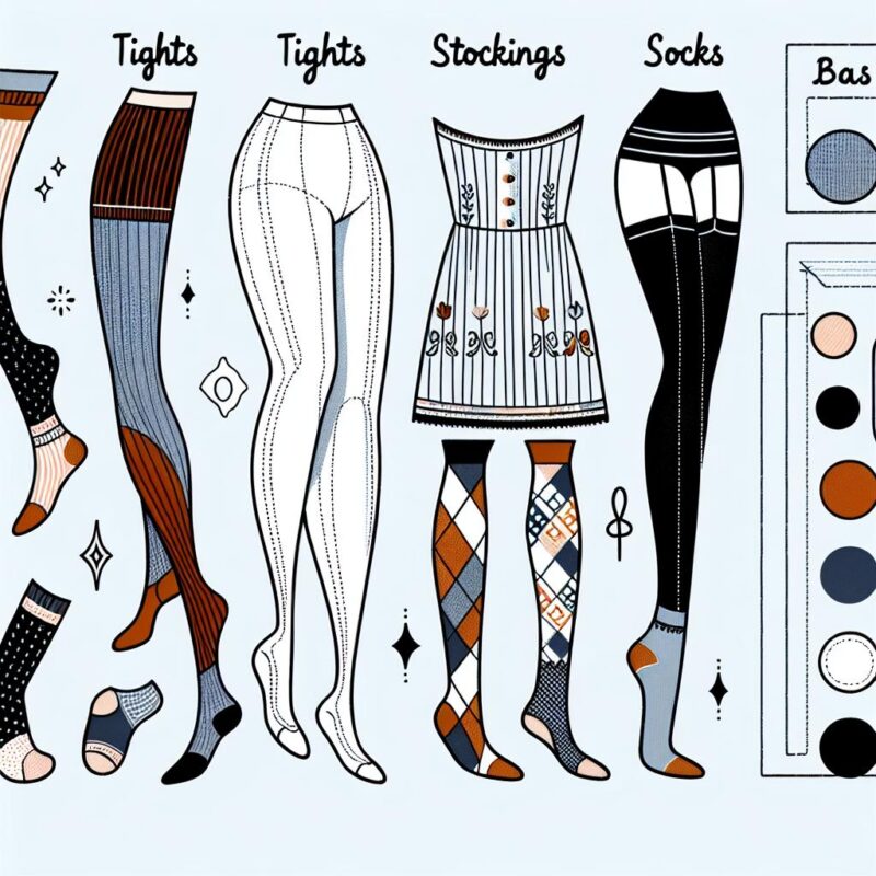 Bas à coutures pour femme