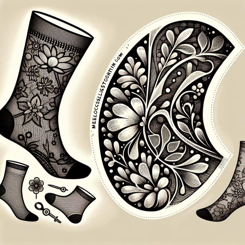 Bas autofixants en dentelle