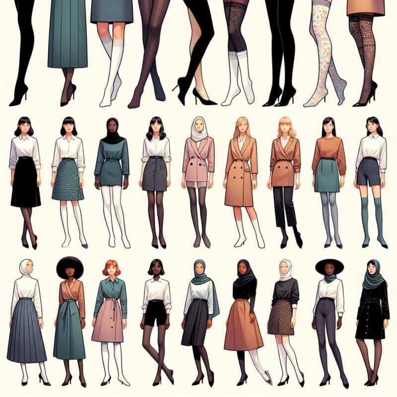 Bas en soie pour femme