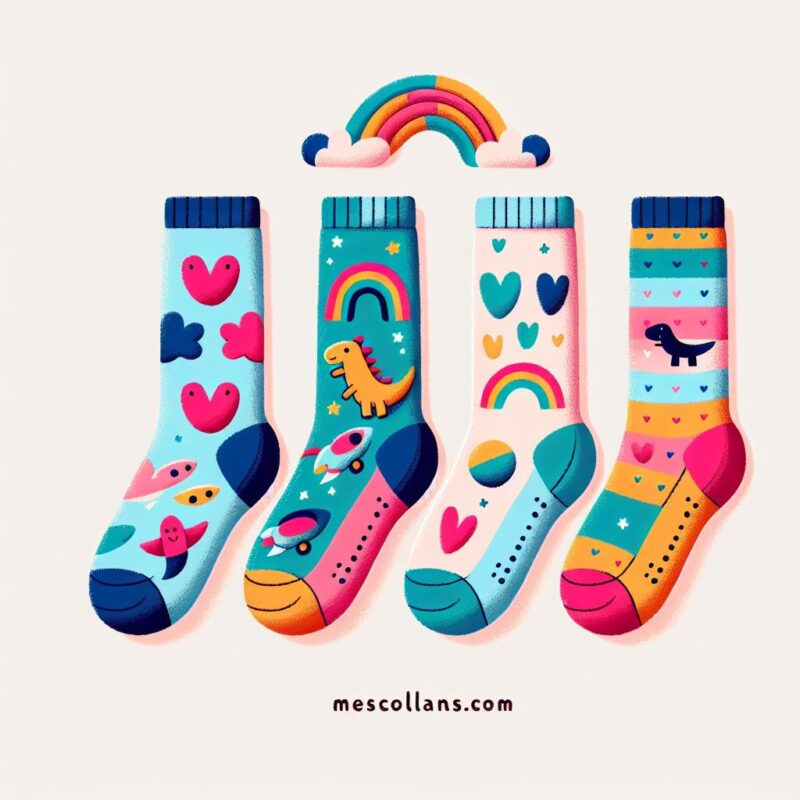 Chaussettes à motifs pour enfants