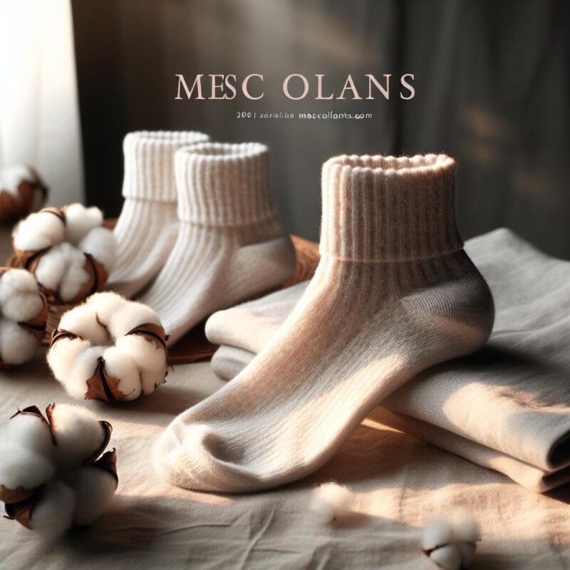 Chaussettes en coton pour femme