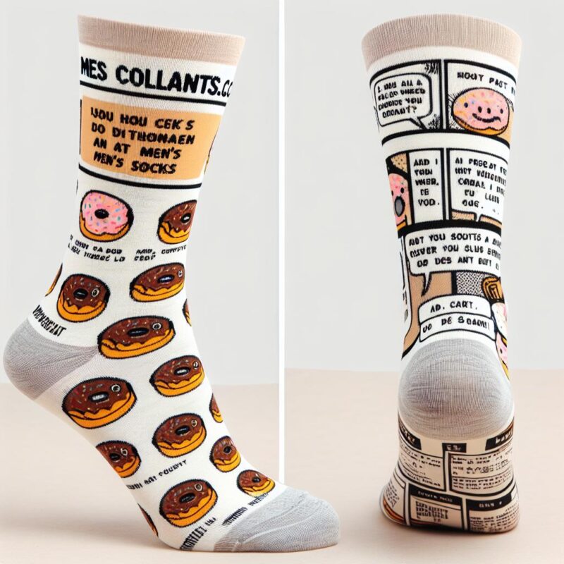 Chaussettes humoristiques pour homme