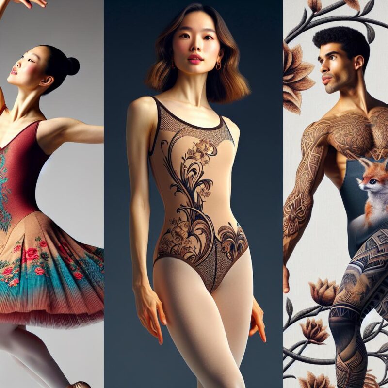 Collants pour danseuse professionnelle