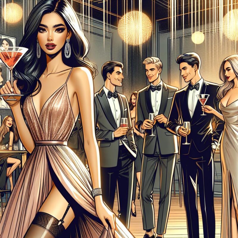 Collants transparents pour soirée