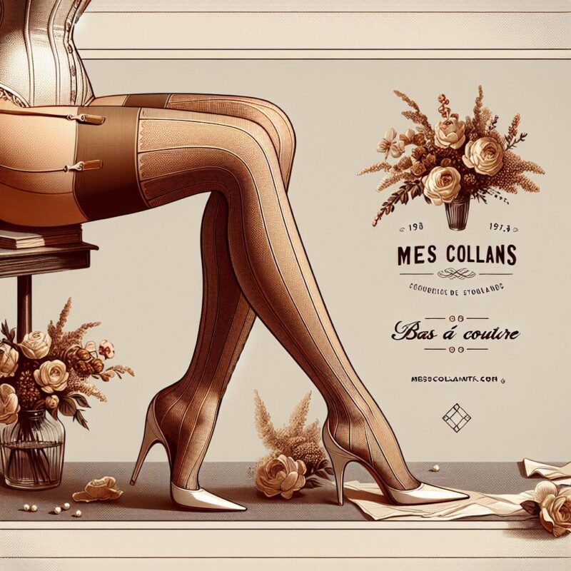 Bas à couture pour femme