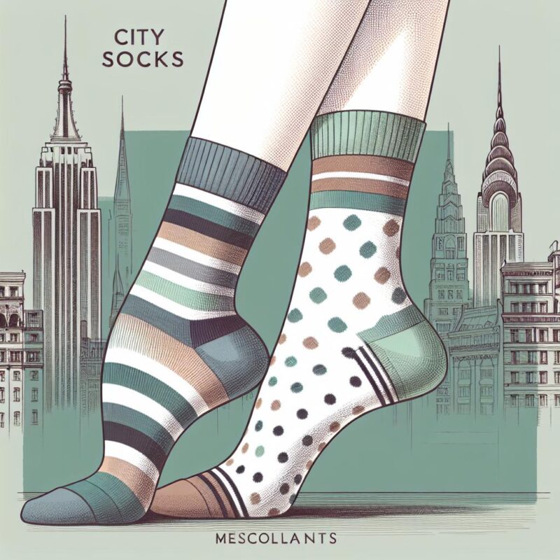 Chaussettes de ville élégantes