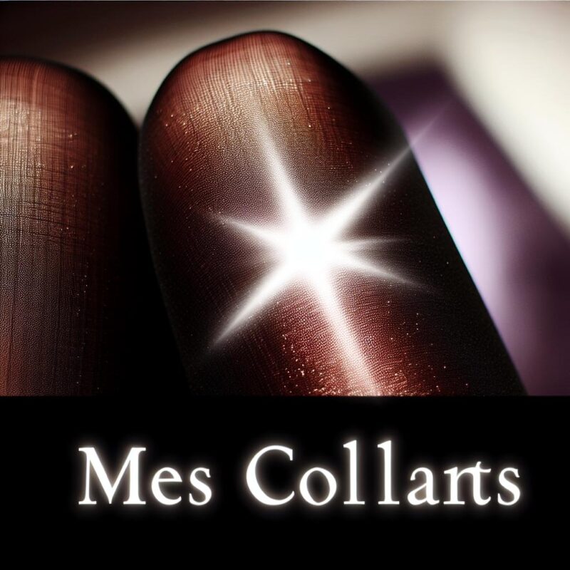 Collants effet brillant
