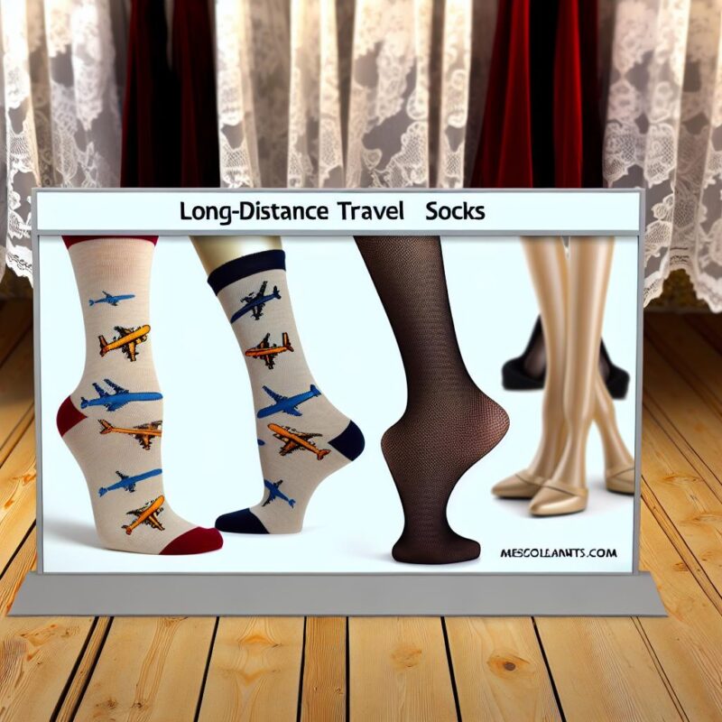 Bas pour voyage long-courrier