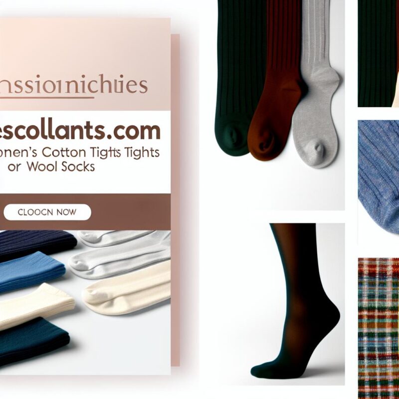 Collants en coton pour femme