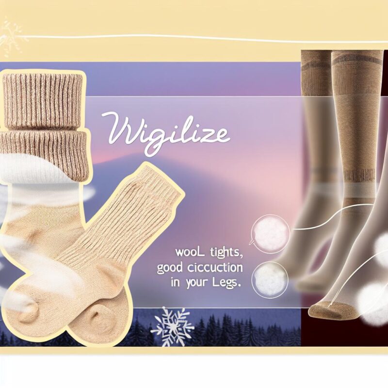 Collants en laine pour hiver