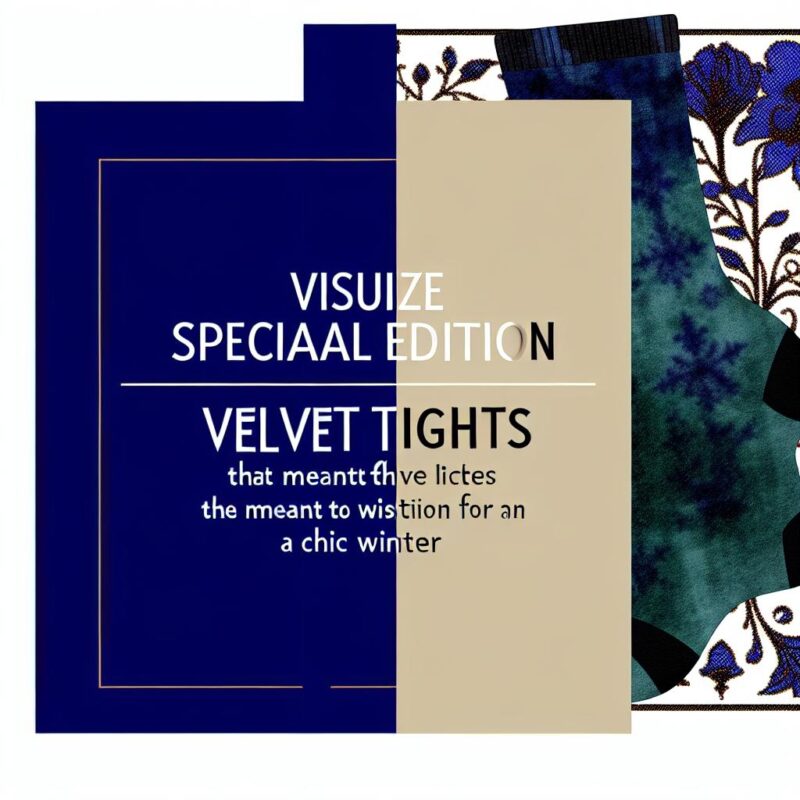 Collants en velours pour hiver chic (édition spéciale)