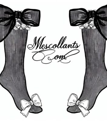 Collants à nœuds décoratifs